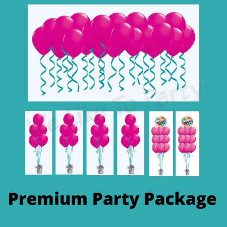 We Like To Party Premium Party Balloon Package