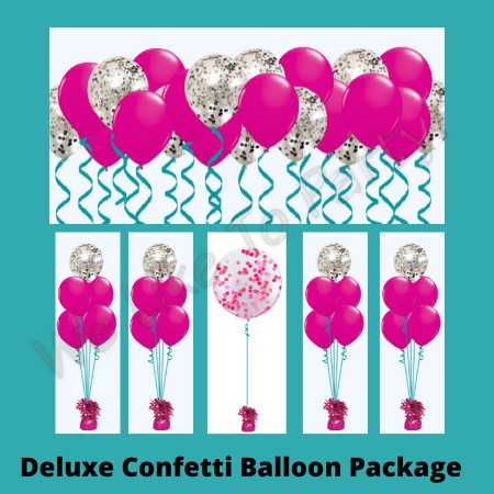 We Like To Party Deluxe Confetti Balloon Package