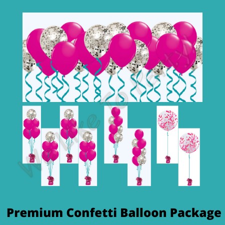We Like To Party Premium Confetti Balloon Package