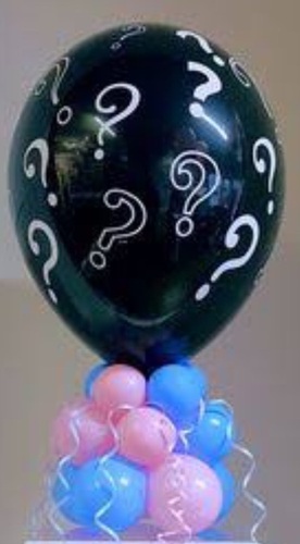 We Like To Party Gender Reveal Table Balloon Centerpiece
