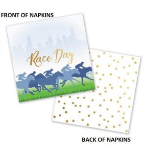 We Like To Party Race Day Beverage Napkins, 16 in pack