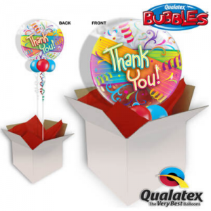 We Like To Party Thank You Bubble Balloon In A Box