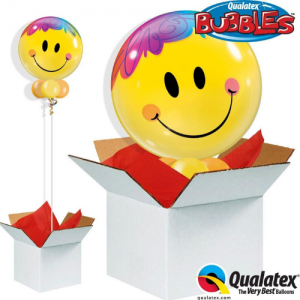 We Like To Party Smiley Face Bubble Balloon In A Box