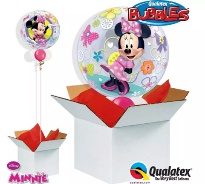 We Like To Party Minnie Mouse Bubble Balloon In A Box
