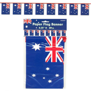We Like To Party Australia Paper Flag Banner