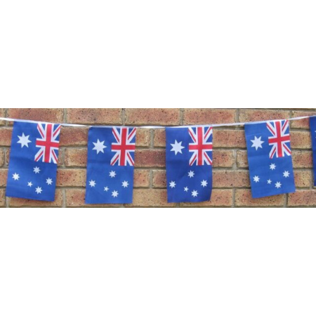 We Like To Party Aussie Flag Bunting 6m long