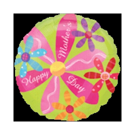 We Like To Party Mother's Day Pink Flower 18" (45cm) Foil Balloon