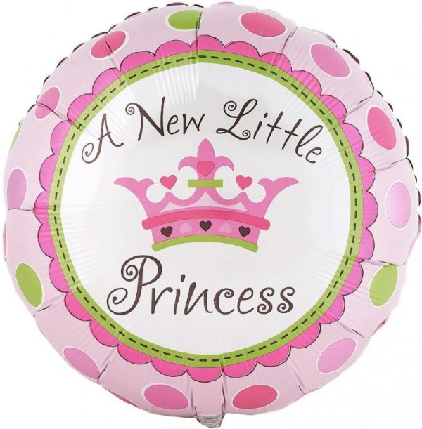 We Like To Party A New Little Princess 18″ (45cm) Foil Balloon