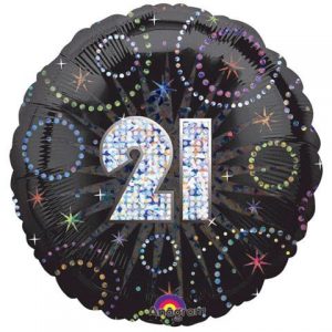 We Like To Party Prismatic A Time To Party 21 45cm Foil Balloon
